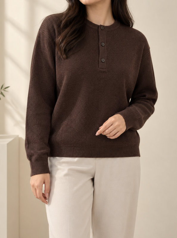 بلوز یقه دکمه H&M